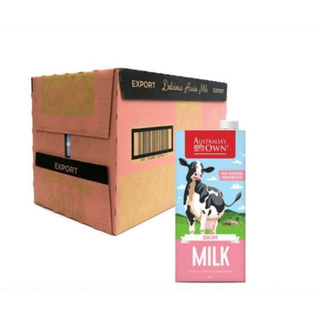 (Date: T3.2023) Sữa tươi Úc | SỮA TƯƠI OWN AUSTRALIA'S TÁCH BÉO SKIM MILK 1L