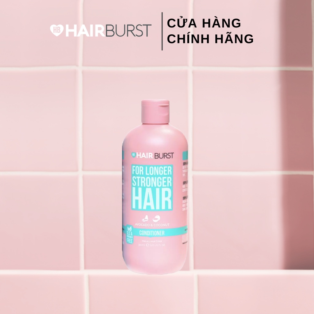 [Mã COSHB4 giảm 10% đơn 400K] [HB GIFT] Dầu xả HAIRBURST kích thích mọc tóc dài hơn chắc khỏe hơn 350ml/chai