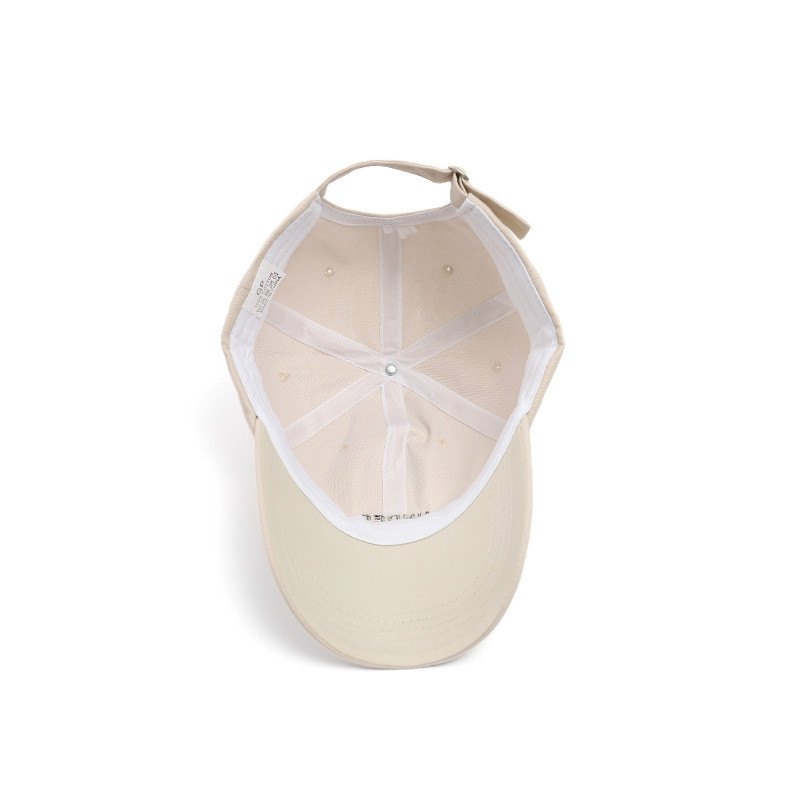 Nón Lưỡi Trai LINJW Thêu Chữ Đơn Giản Cho Cả Nam Và Nữ