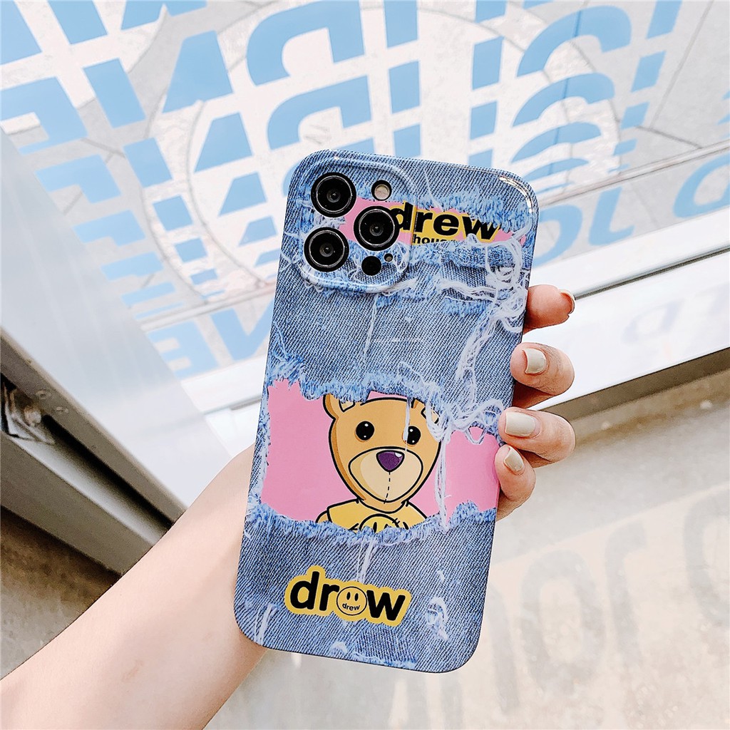 Ốp Điện Thoại IMD Mềm In Hình Vẽ Thời Trang DREW Cho iPhone14 13 12 mini 11 PRO MAX 6 / 6s 7 / 8plus SE2 X / XS XR XSMAX #Hg4182