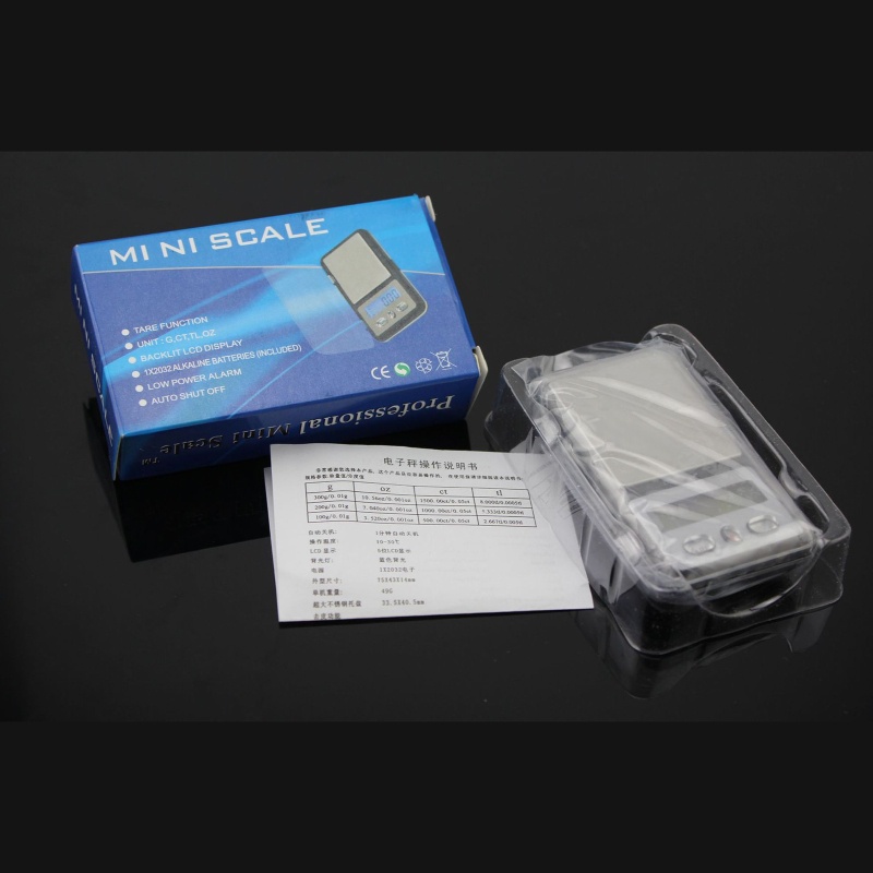 Cân Điện Tử Mini Bỏ Túi Kèm Vỏ Bọc Tiện Dụng