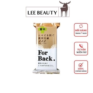 Xà Phòng Pelican Làm Giảm Mụn Lưng 135g For Back Medicated Soap Than Hoạt Tính
