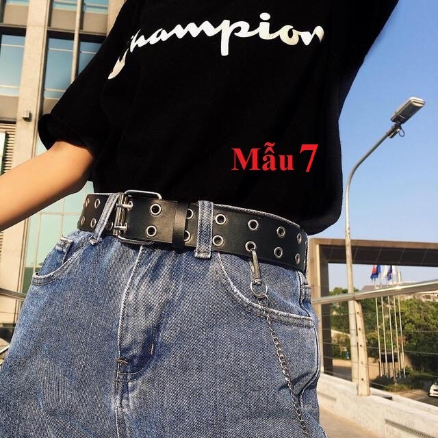 10 mẫu thắt lưng kèm chain - xích HOT nhất 2019