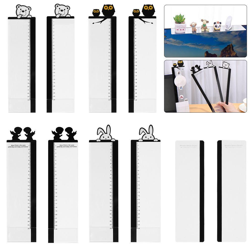 CHOOKEY Bảng Ghi Chú Bằng Acrylic Gắn Màn Hình Máy Tính Tiện Dụng