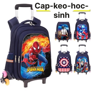 Ba lô kéo cặp kéo cho bé yêu đên trường ảnh thật🆘🆘sẵn hàng giao luôn🆘