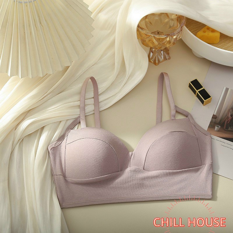BRA COTTON QUẢ VUÔNG NỮ CÁ TÍNH CHẤT ĐẸP NÂNG ĐỠ VÒNG 1 HOÀN HẢO QUYẾN RŨ B 602 CHILL HOUSE
