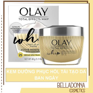Kem Dưỡng Ban Ngày Giúp Phục Hồi Và Chống Lão Hoá Olay Total Effects Whip Active Moisturizer SPF25 48g