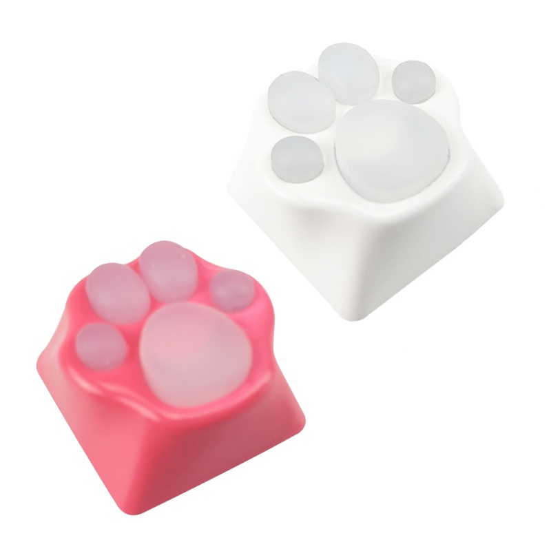 Nút Bàn Phím Cơ Bằng Kim Loại Hình Chân Mèo Dễ Thương Cho Công Tắc Cherry Mx