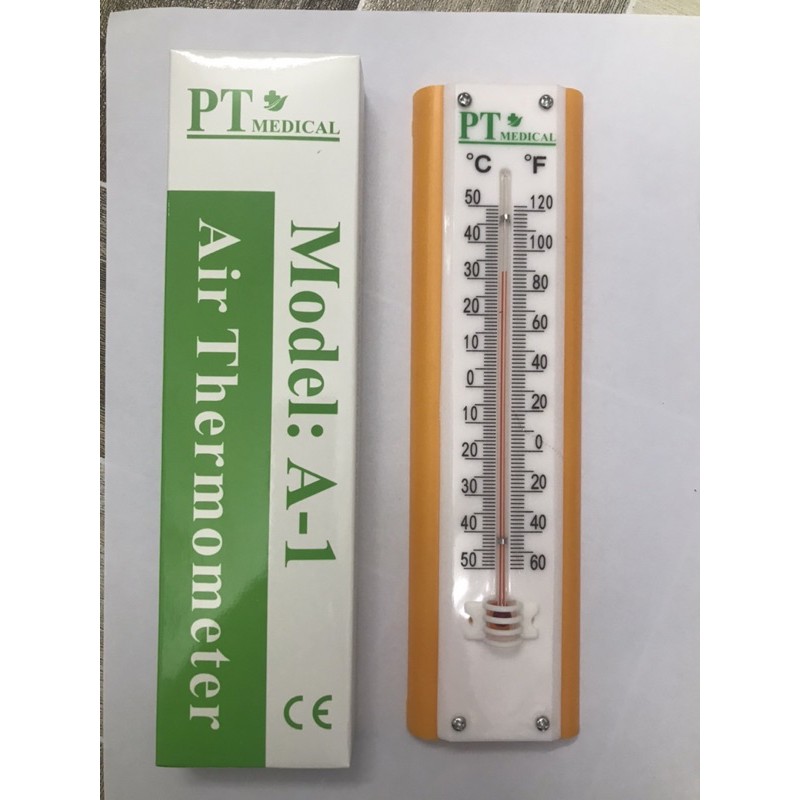 Nhiệt kế thủy ngân Thermometer treo tường -50 đến 50oC