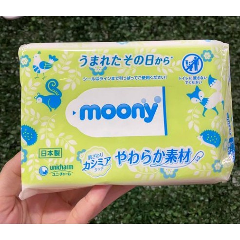 Khăn Ướt Moony cao cấp nội địa Nhật 80 tờ