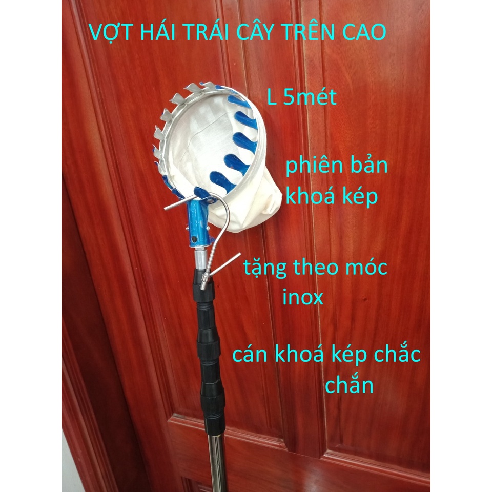 Chổi quét mạng nhện vệ sinh trần nhà,sào rút inox đa năng kết hợp lau kính+gạt nước mưa,móc cành cây,hái trái cây