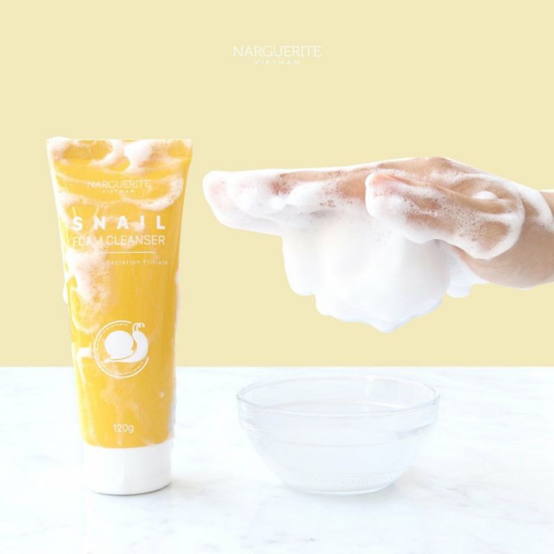 Sữa rửa mặt Snail trắng da , ngừa mụn giảm khô da 120ml | BigBuy360 - bigbuy360.vn