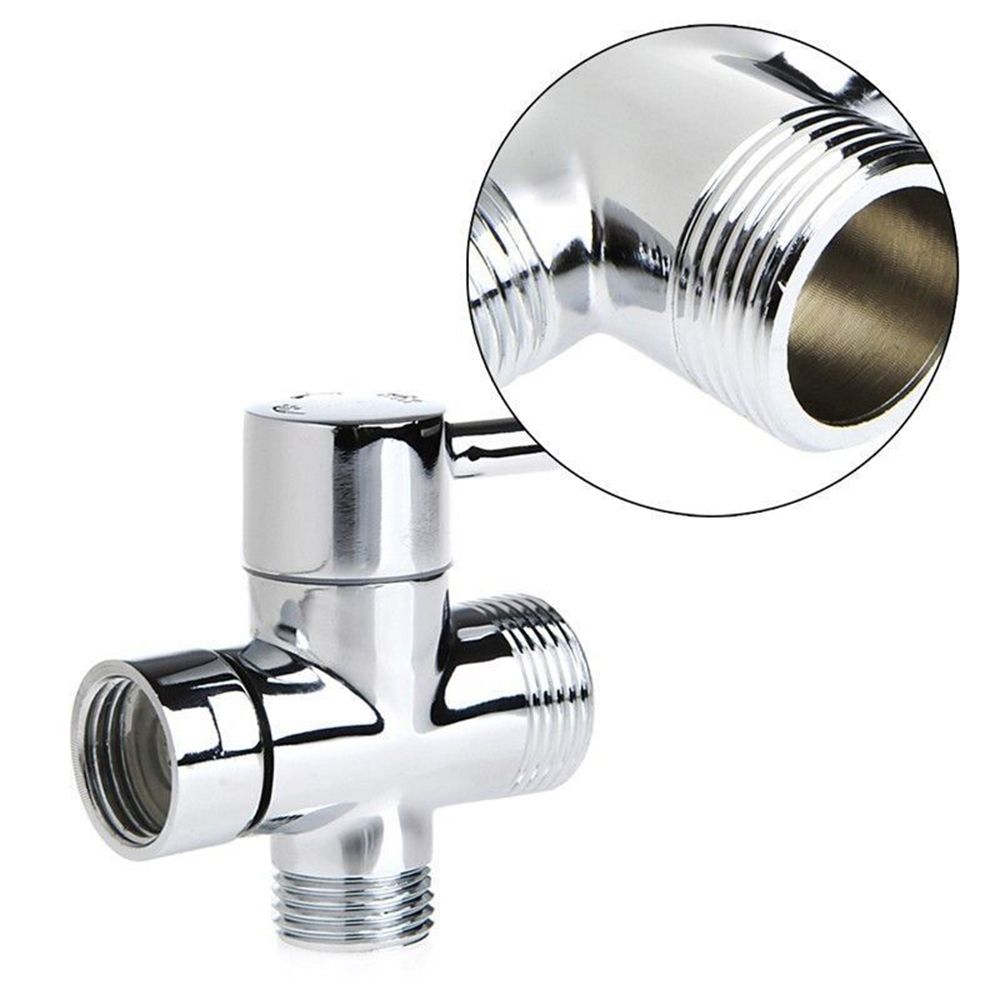 FASHYUNER Van ghép nối chuyển đổi đảo hướng ống nước 3 chiều cho bidet/ vòi hoa sen nhà tắm bằng đồng thau chuyên dụng