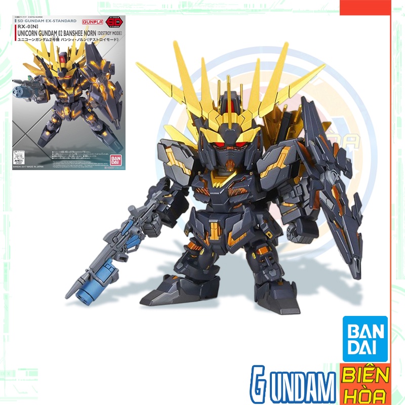 Bộ lắp ráp mô hình gundam SD EX-Standard Unicorn 02 Banshee Norn