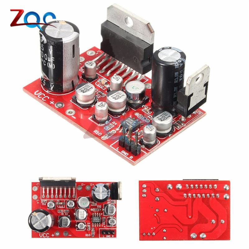 Bảng Mạch Khuếch Đại Âm Thanh DC 12V TDA7379 38W+38W w/AD828 NE5532 Chất Lượng Cao