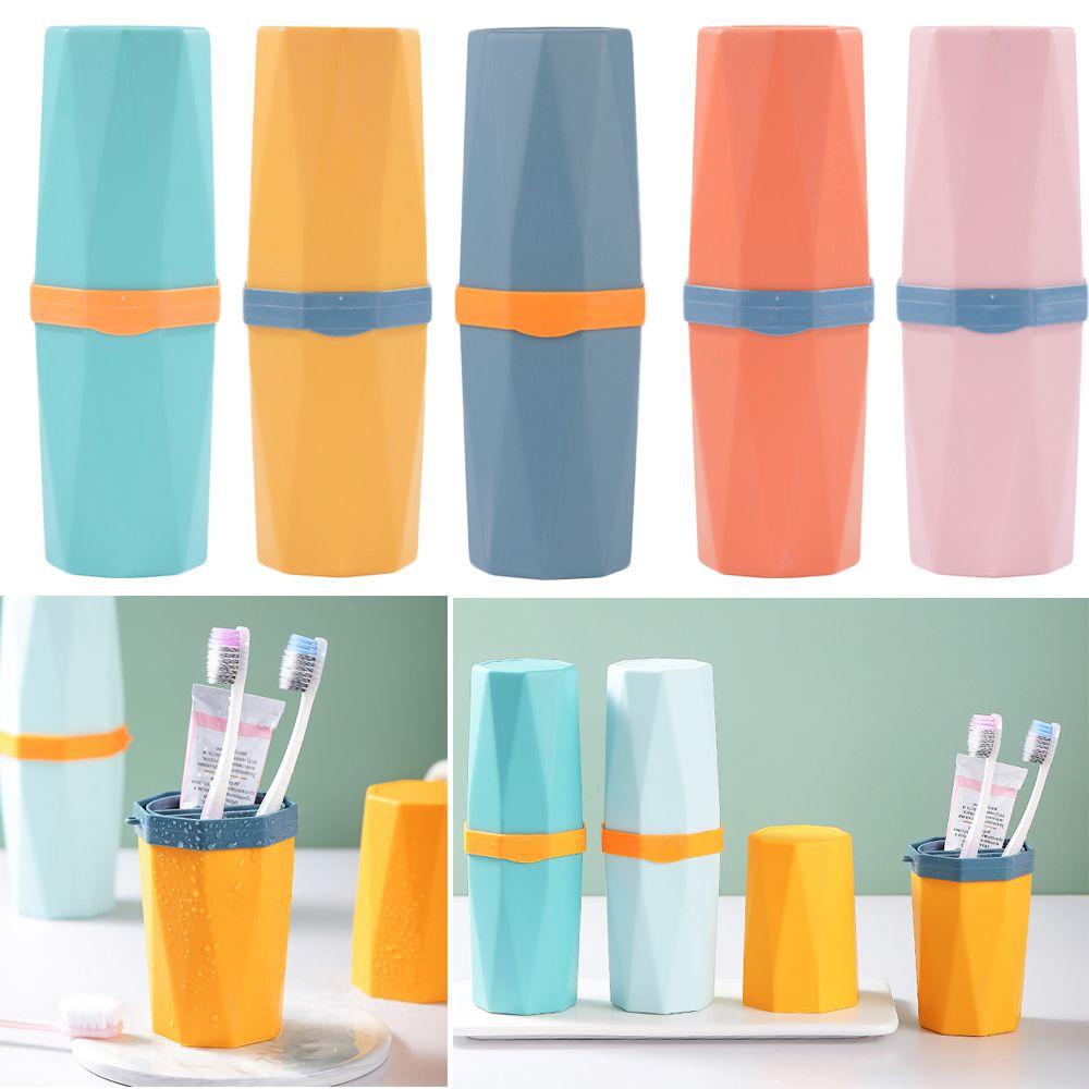 Hộp Đựng Bàn Chải Đánh Răng Di Động Đa Ứng Dụng Cho Nhà Tắm/Cắm Trại/Hoạt Động Ngoài Trời