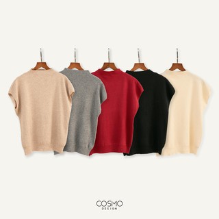 Áo len nhập khẩu - ngắn tay cổ 3 phân