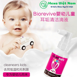 Xịt Tan Ráy Tai Cho Bé Cleanears Kids 30ml