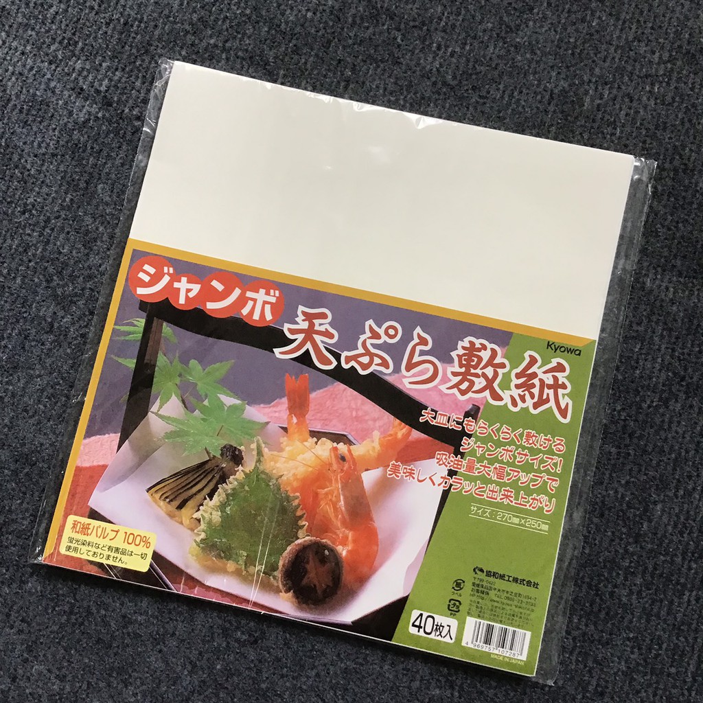 Giấy thấm dầu ăn 40 tờ không sản sinh ra các chất độc hại nội địa Nhật