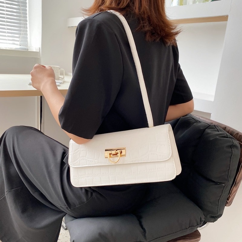 Túi đeo dưới cánh tay Hình Vuông Nhỏ Đơn Giản Thời Trang Mùa Hè Hàn Quốc 2022 NB00405