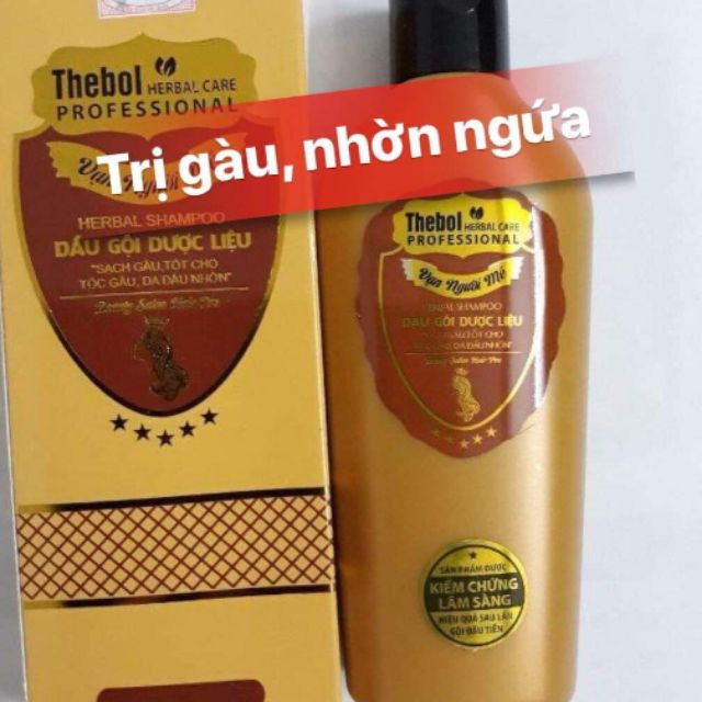 Dầu gội trị gàu thebol Vàng