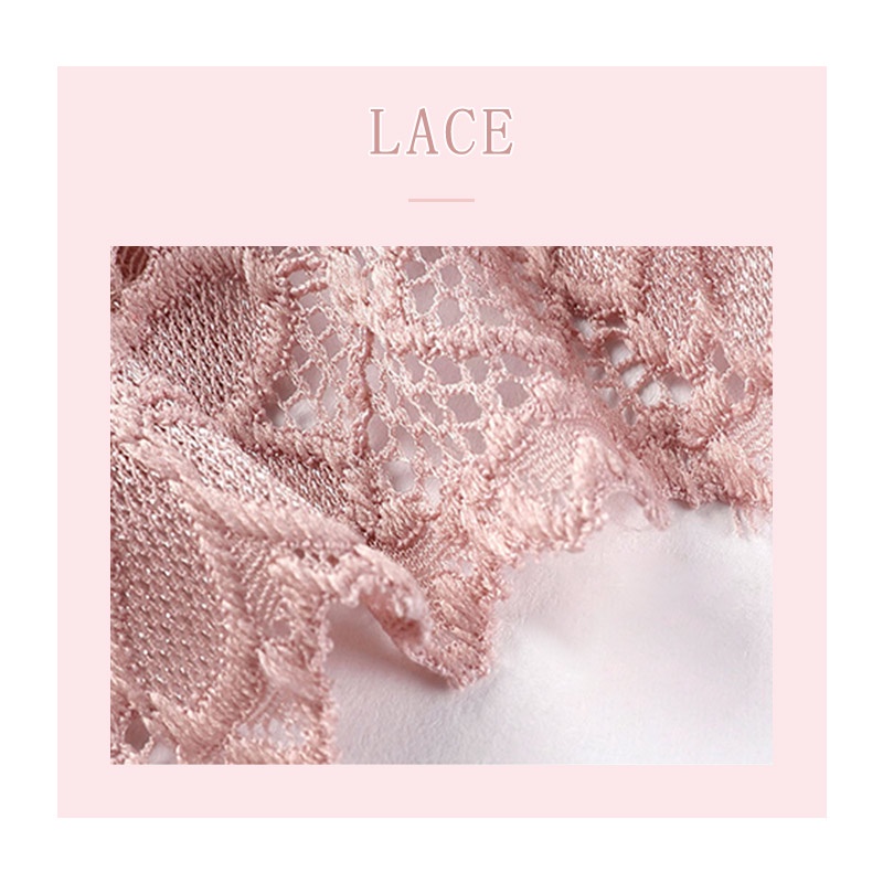 AOFEIQIKE Set 3 Quần Lót Ren Hoa Thoáng Khí Cho Nữ