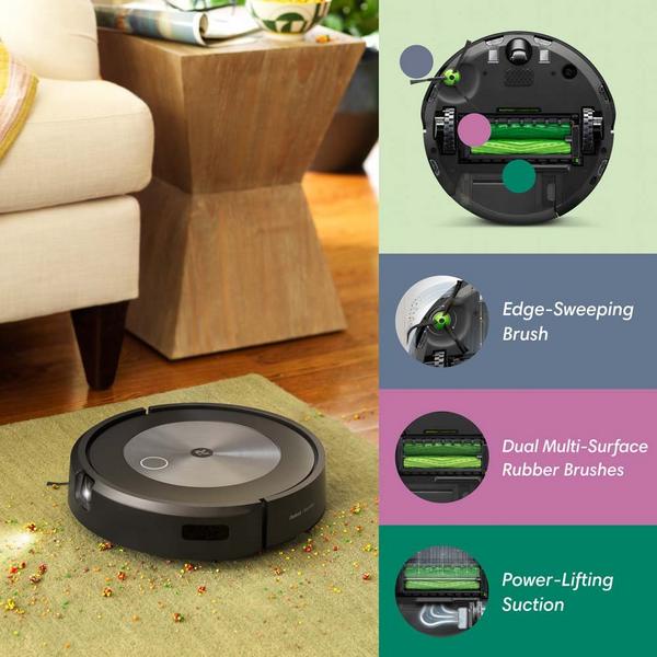 [Mã 55ELSALE2 giảm 5% đơn 3TR] [QUỐC TẾ] iRobot Roomba J7 - Robot hút bụi thế hệ mới nhất, nhận diện vật thể