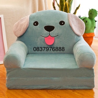 Ghế sofa cho bé chó xanh xẫm