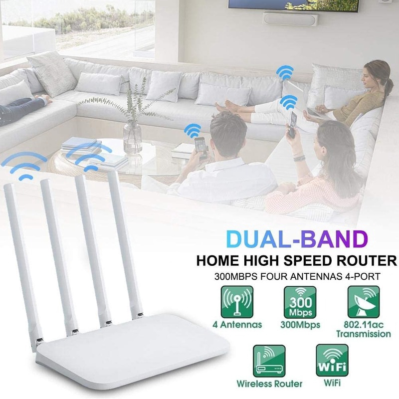 Xiaomi Mi 1000Mbps phát wifi râu router wifi phát máy bộ wifi 4g bộ kích sóng wifi râu 4A Wireless Router Gigabit 2.4GHz 5GHz DDR3 WiFi High Gain