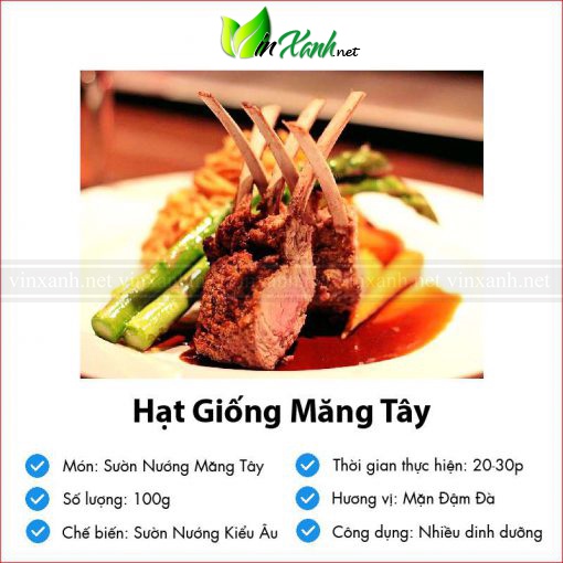 Hạt giống măng tây - NGUYÊN GÓI hàng Công ty tuyển chọn tỷ lệ nảy mầm cao