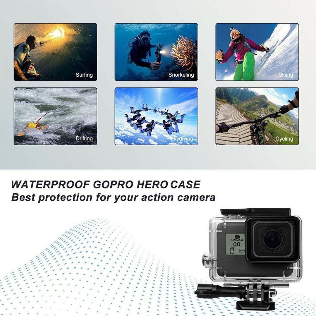 Hộp Đựng Camera Chống Nước 45m Cho Gopro Hero 7 6 5 Bj Franchisky