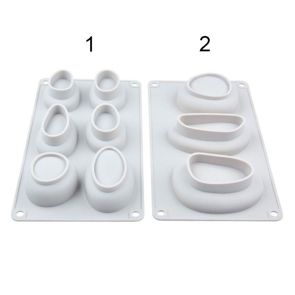 CONOPERY Khuôn Silicone Làm Bánh Hình Viên Đá Cuội Độc Đáo