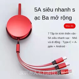 Dây cáp sạc nhanh đa năng dài 1m 1.2m cho Apple Huawei Xiaomi OPPO VIVO Samsung