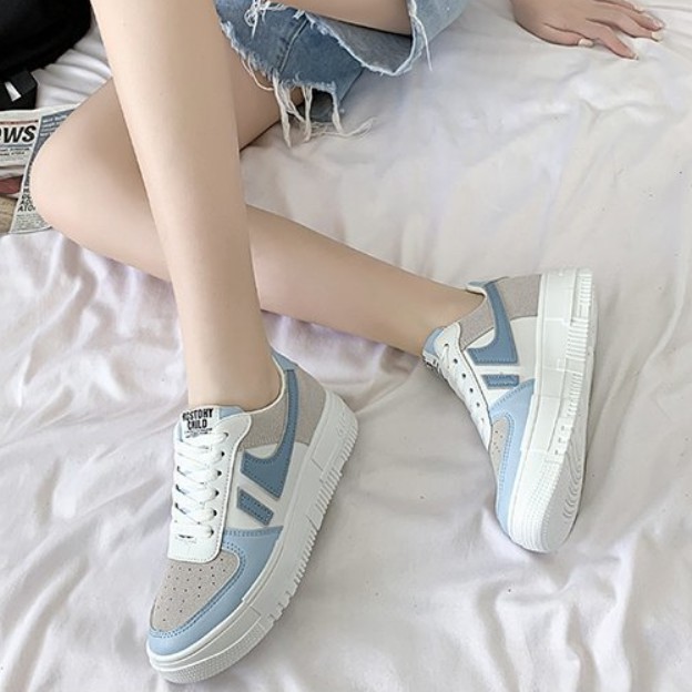 Giày Thể Thao Sneaker Nữ Học Sinh Phối Màu Đẹp Hot Trend G 130