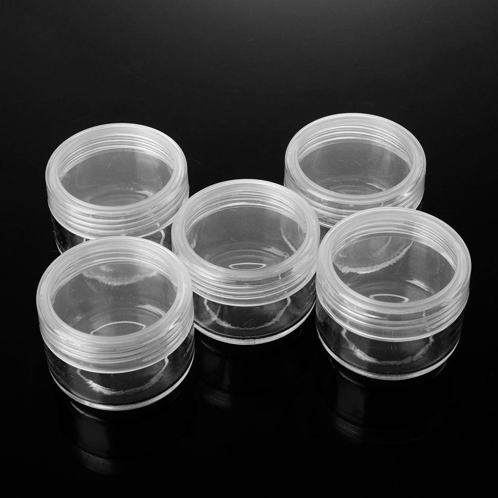 GOGOUP Set 10 Hộp Nhựa Rỗng Đựng Mẫu Thử Mỹ Phẩm Tiện Lợi