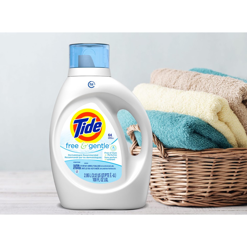 Nước Giặt Tide free & gentle 1.36l - Mỹ