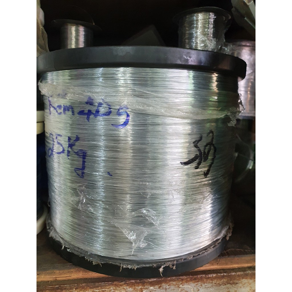 Dây kẽm đường kính 4,5mm (4dem5) (bán cả cục 25kg)