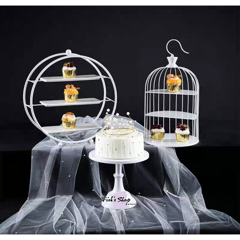 Khay đựng bánh sinh nhật, điểm tâm set 2 3 4