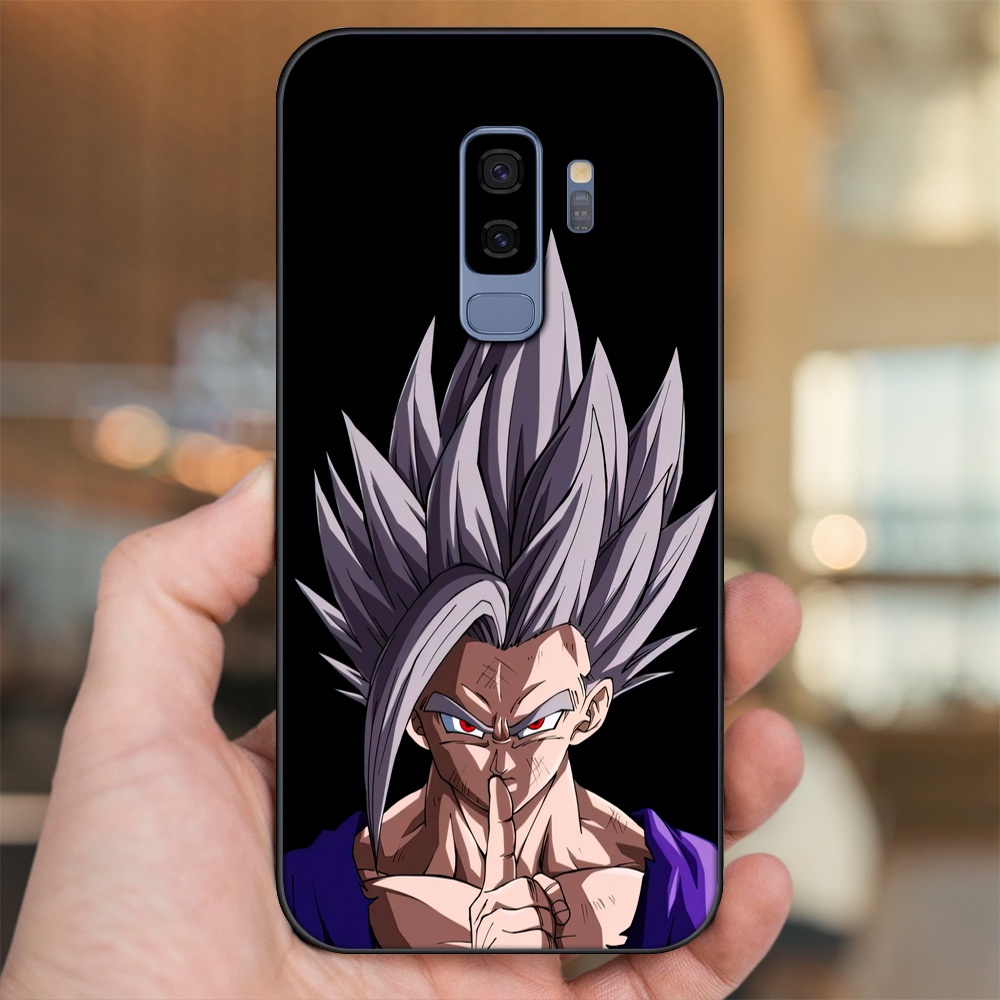 Ốp lưng Samsung S9 Plus viền đen in hình Gohan Dragon Ball