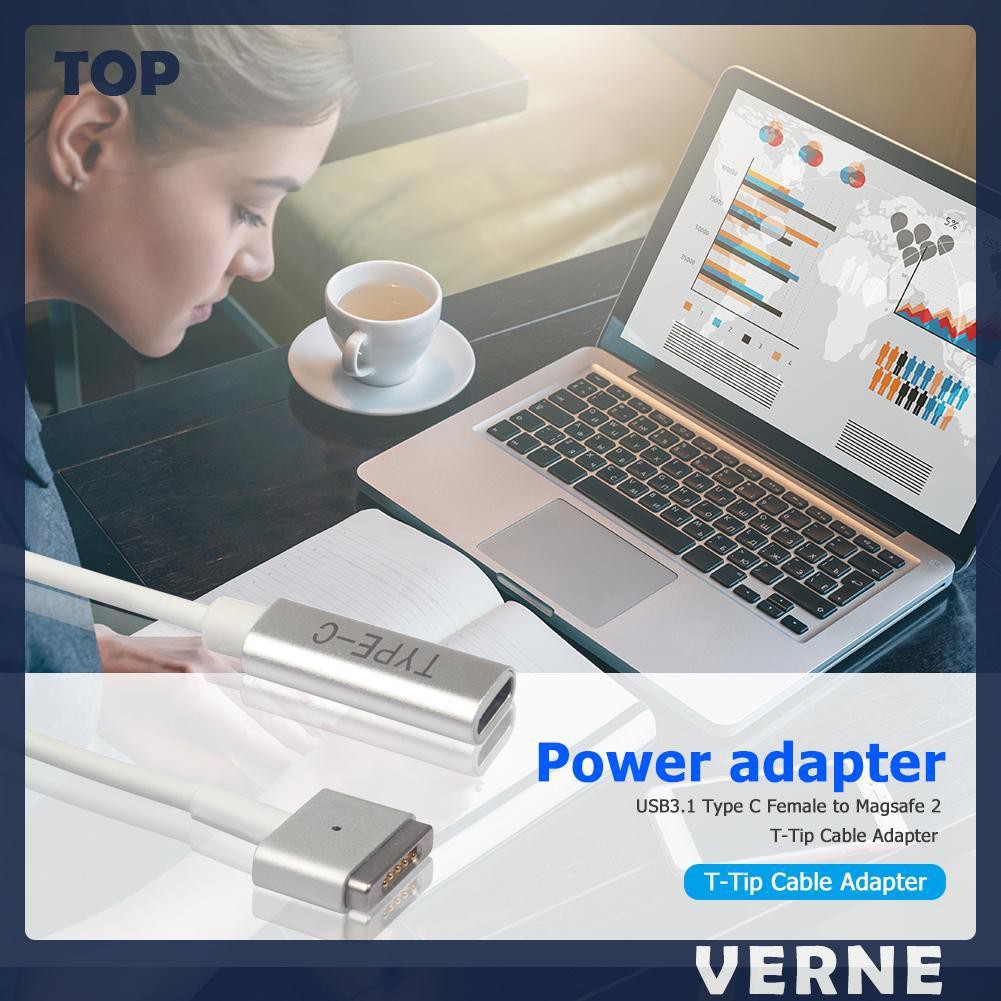 Cáp Chuyển Đổi Verne 90w Usb Type C Lỗ Cắm Sang Magsafe 2 T-Ack Cho Macbook Air Pro