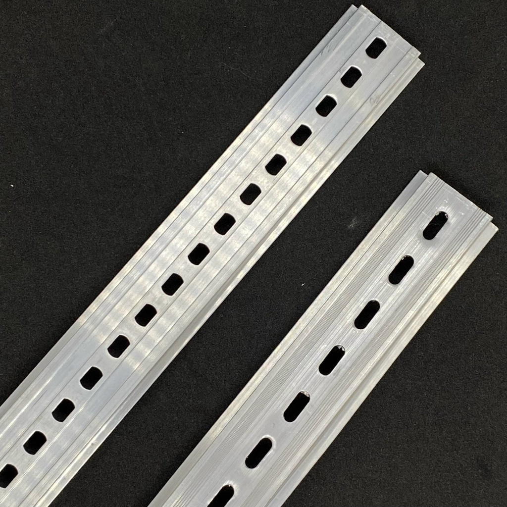 Thanh ray nhôm cài Attomat - Dài 1 mét - Dày 1mm