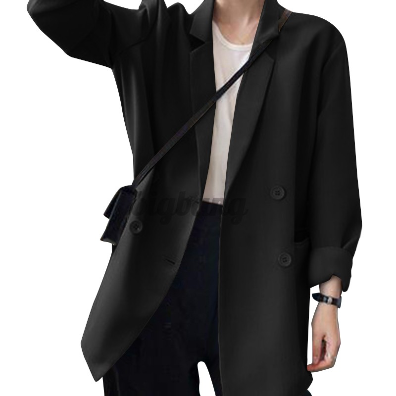 Áo Khoác Blazer Dáng Rộng Phối Nút Thời Trang Cho Nữ | BigBuy360 - bigbuy360.vn