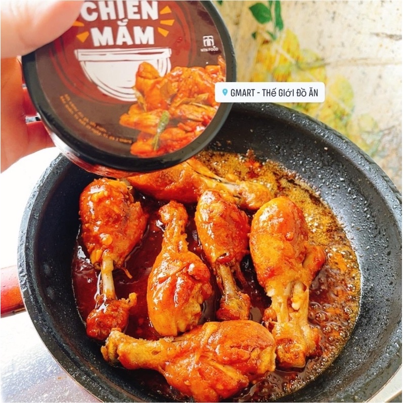Sốt chiên mắm mặn ngọt hũ 470gram (chỉ giao hoả tốc)