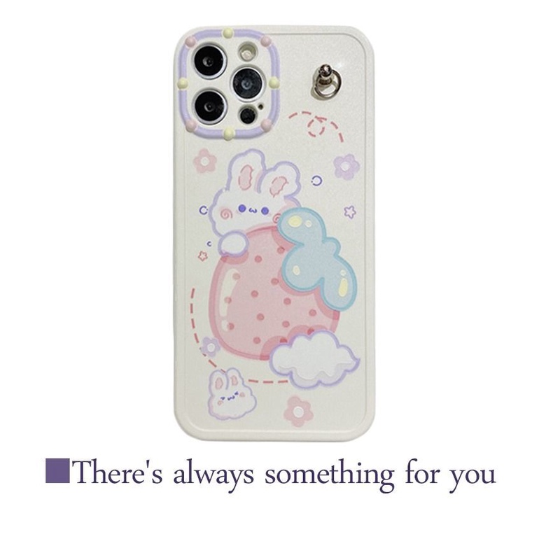 Ốp Điện Thoại In Hình Thỏ Dễ Thương Cho Apple 13 11 Iphone12promax XS/XR 8plus7