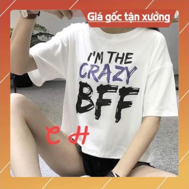 Áo crop BFF C&H Form thụng ❤️ Unisex ❤️ Freeship ❤️ Giá rẻ nhất