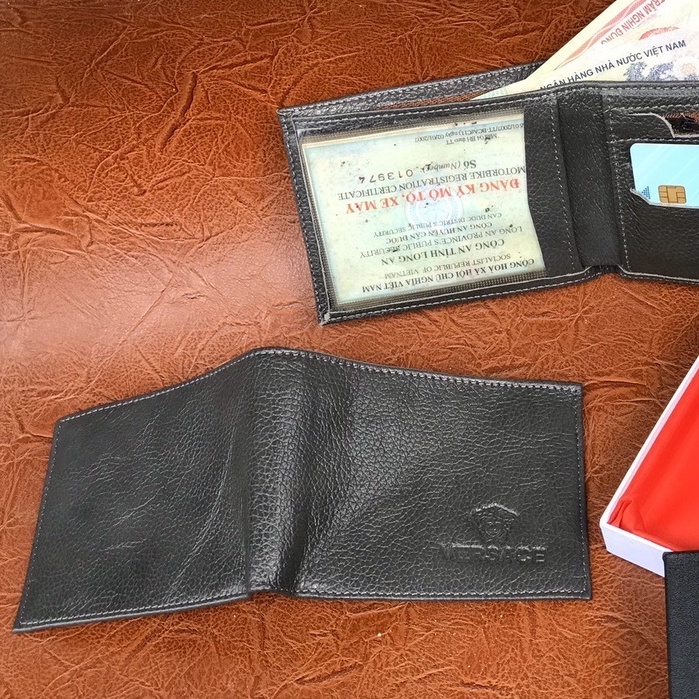Ví da bò thật bảo hành 1 năm siêu rẻ tại xưởng 50k