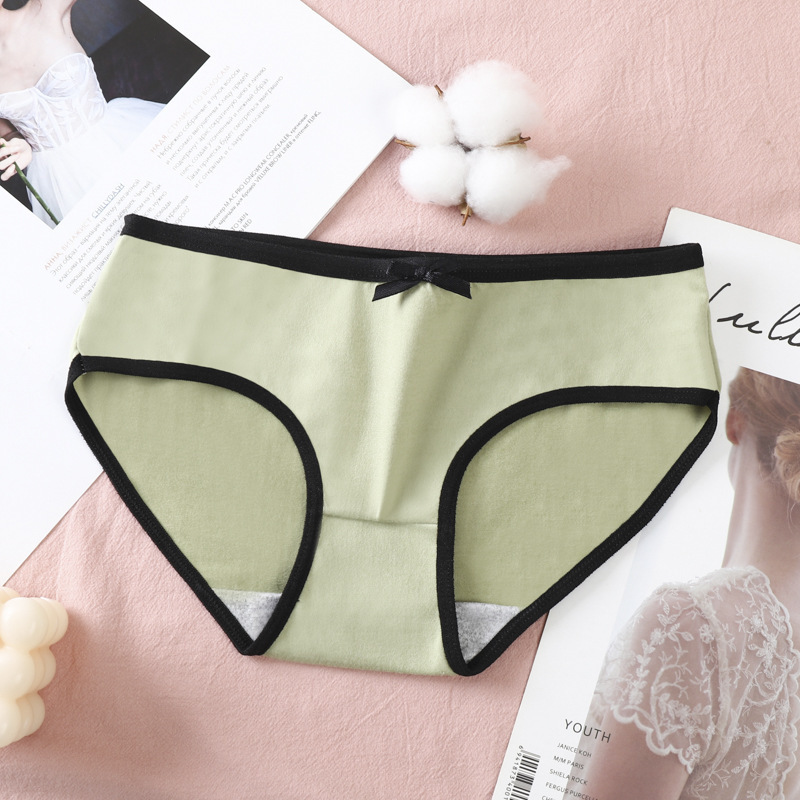 [Hàng Có Sẵn] Quần Lót cotton Không Đường May Kháng Khuẩn Thoáng Khí Cho Nữ