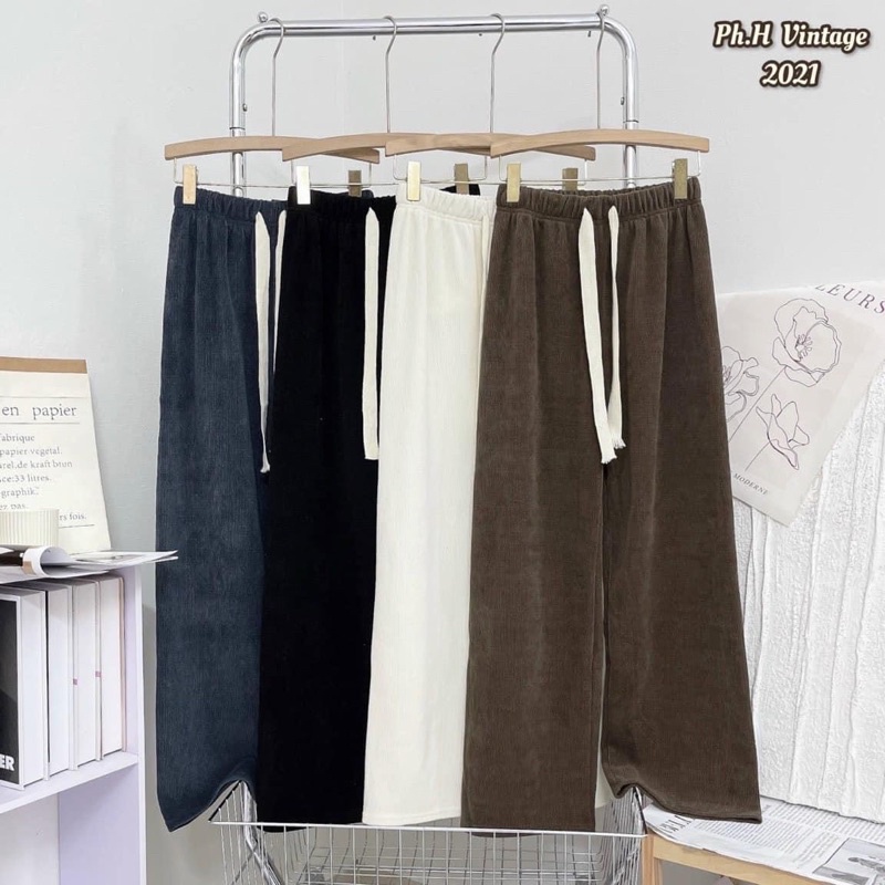 MÃ 00- QUẦN SUÔNG DÂY RÚT BẢN TO 4 MÀU