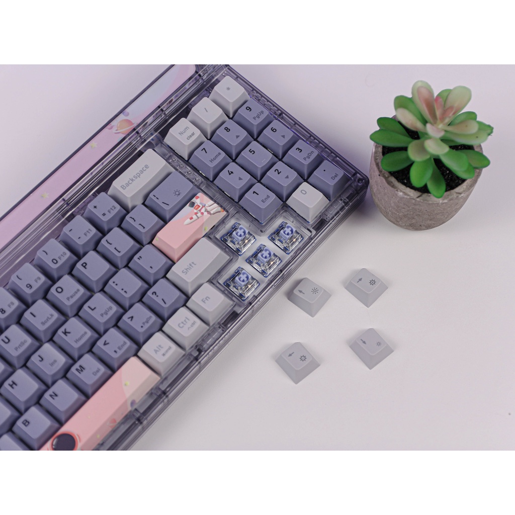 Bàn phím cơ không dây Gasket Newmen GM780 Nebula, Layout 78 phím, bảo hành 24 tháng - Hàng chính hãng