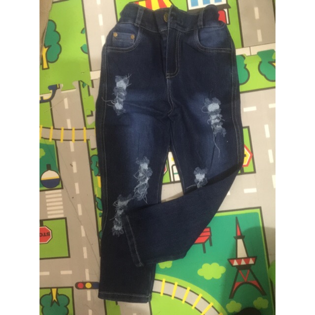 Quần bò cho bé trai gái 1-7t